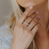 The Hebe Ring - Goddess Inspired Rings - Dainty London silver goddess ring, Hebe jewellery, geometric sterling silver, eco friendly jewellry, minimalist silver ring, everyday silver ring, women’s silver ring, recycled silver jewelry, goddess inspired ring, gift for women, daily wear silver, sustainable jewelry, handcrafted silver ring