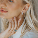 Silver Everyday Barnacle Huggie Earrings | Huggie Hoop Earrings | Dainty London