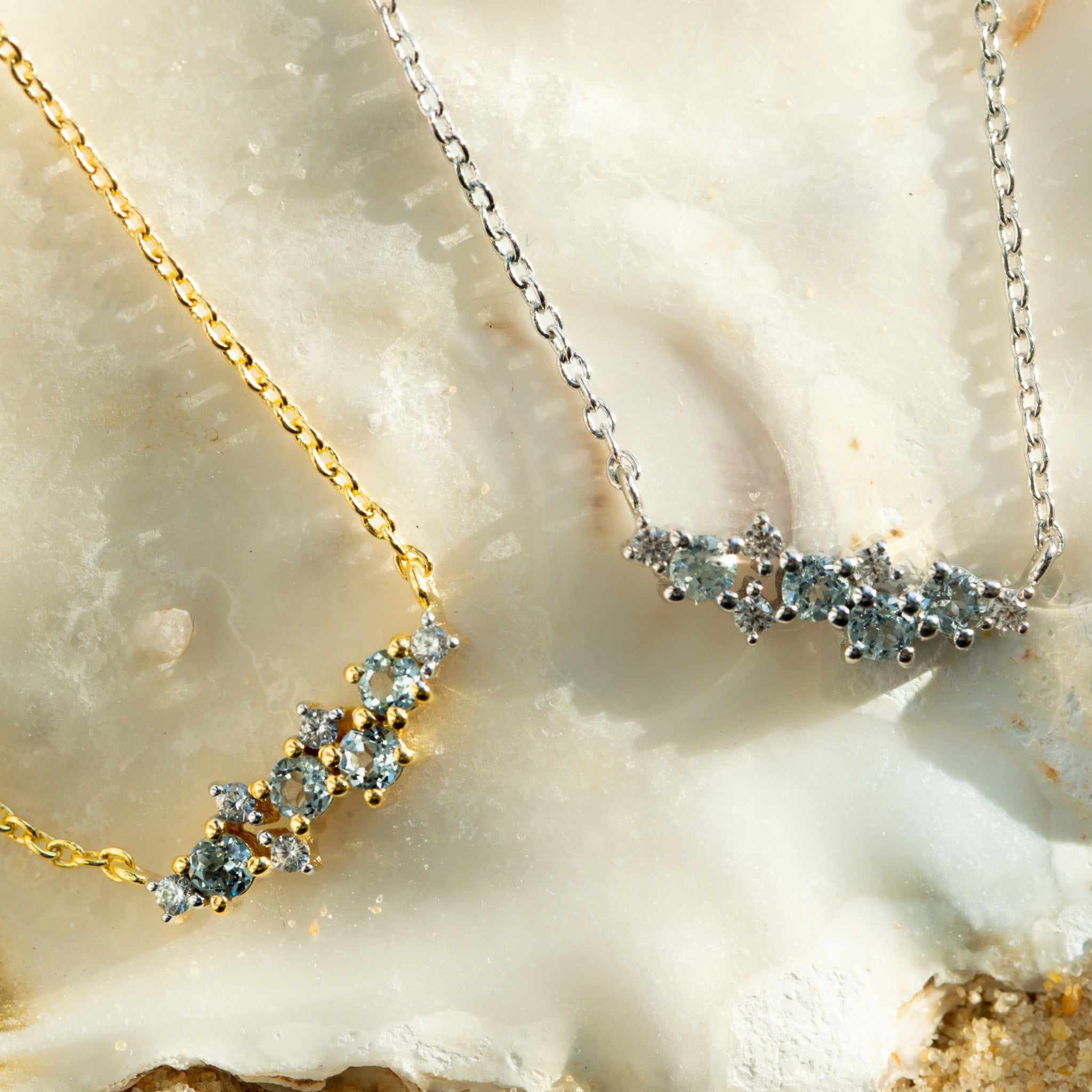 Gold Elara Necklace - Dainty London