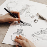 Private Engagement Ring or Wedding Band Making Workshop - Bespoke Ring Design London - Dainty London