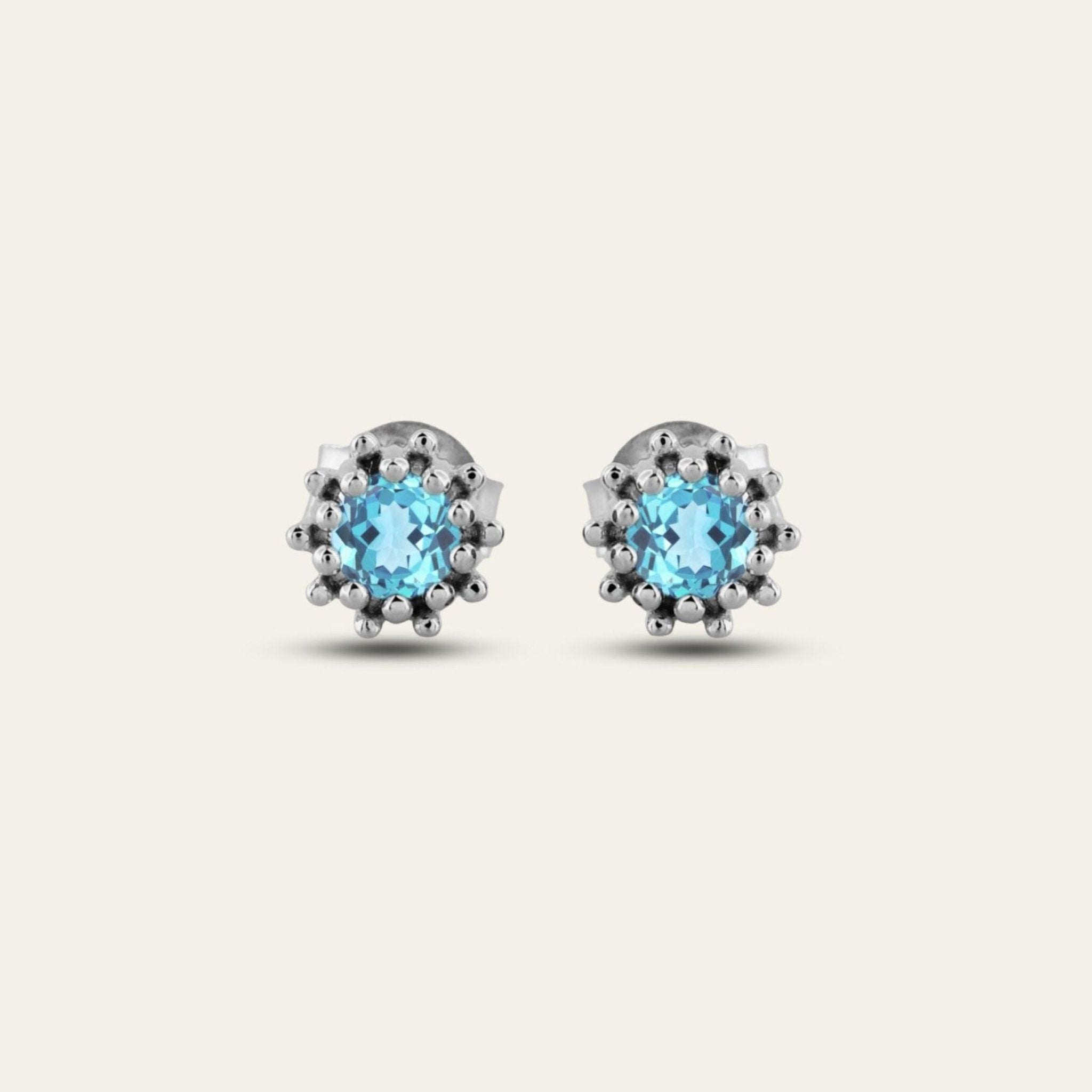 Silver Astrid Studs - Dainty London