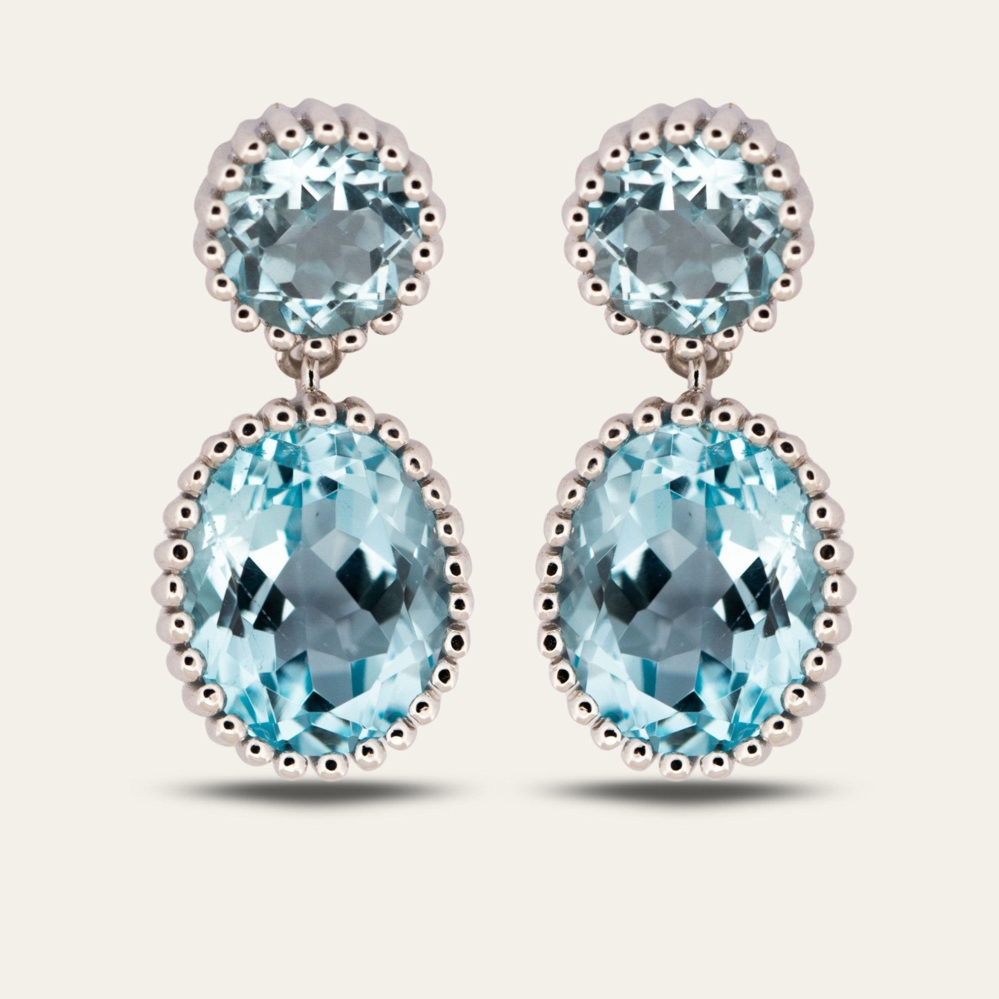 Silver Aurelia Earrings - Dainty London