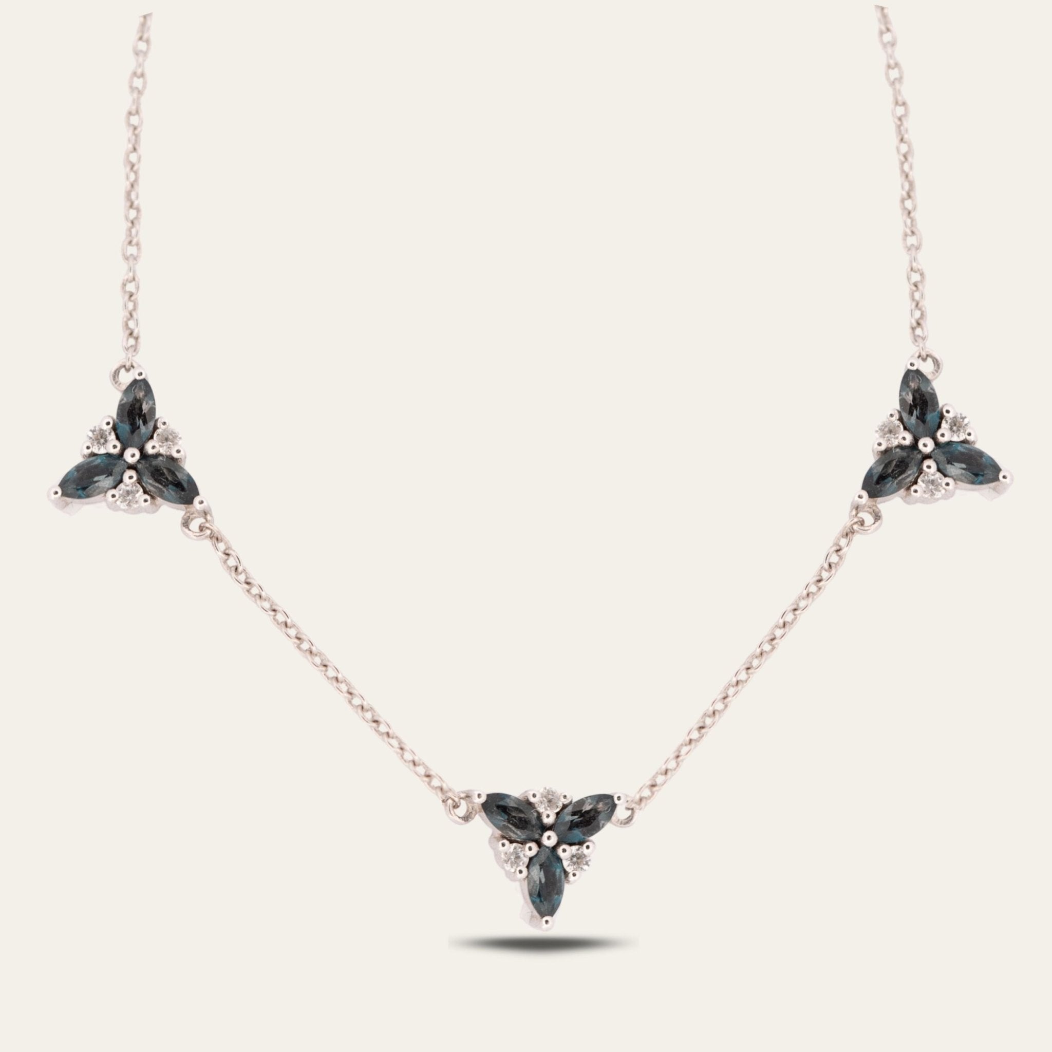 Silver Galene Necklace - Dainty London