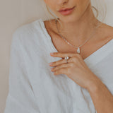 Silver Pearl Necklace - Dainty London silver pearl necklace, freshwater pearl jewellery, sterling silver jewellry, layered pearl necklace, bridesmaid gift, wedding jewelry, gift for her, elegant jewelry gift, versatile pearl necklace, anniversary gift, modern bridal chain, pearl gift for women