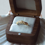 The Solid Gold Zennor Ring - Mermaidcore - Mermaid Ocean Jewellery for Sea Lovers - Dainty London