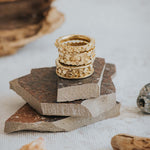 The Gold Hemera Ring - Celestial Inspired Ladies Rings - Dainty London