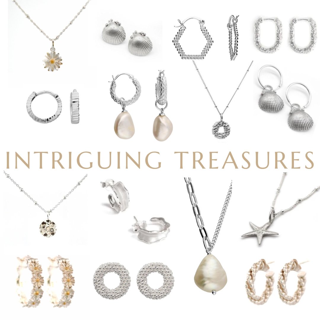 Monthly Jewellery Subscription Box - Sterling Silver Jewellery- Intriguing Treasures - Ladies Gift Ideas - Dainty London