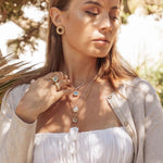 Silver Seashell Necklace - Sustainable beach jewellery - Dainty London
