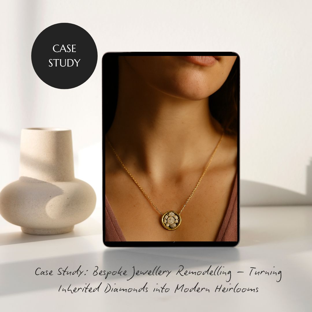 Case Study: Bespoke Jewellery Remodelling – Turning Inherited Diamonds into Modern Heirlooms