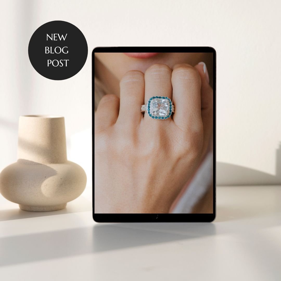 Planning a Christmas proposal? Check out these alternative engagement rings - 	jewel blog - Dainty London