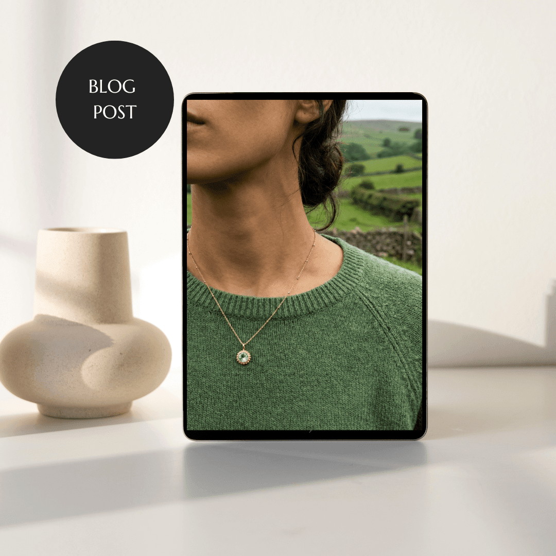 The Landkeeper: Earth-Inspired Jewellery with Earthy Gemstones, Organic Textures & Grain Details - Dainty London
