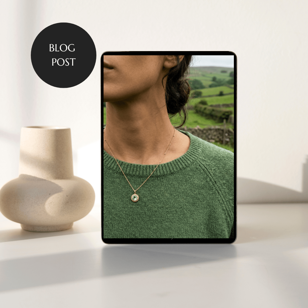 The Landkeeper: Earth-Inspired Jewellery with Earthy Gemstones, Organic Textures & Grain Details - Dainty London