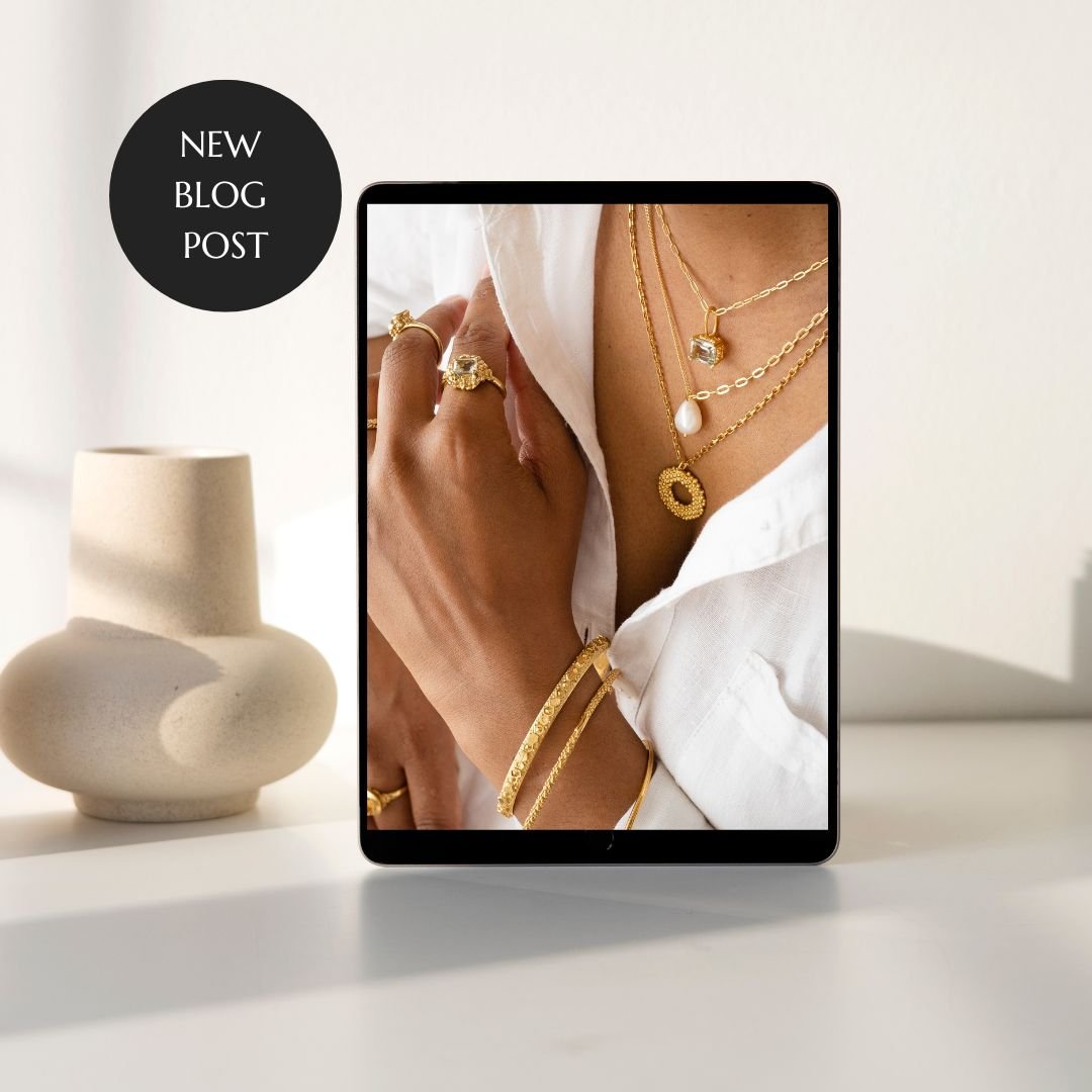 Wearing gold well for the new season - jewelry bloggers - Dainty London