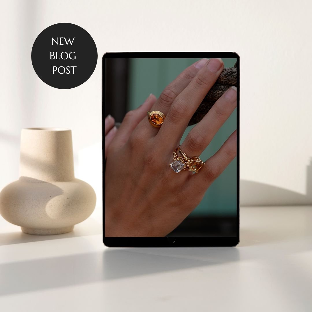 Your guide to the stone setting process - How are Gemstones set - blog jewellery - Dainty London™️