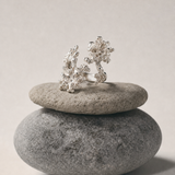 Saltwater Coral Adjustable Statement Ring - Gold or Silver