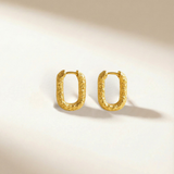 Gold Rockpool Hoops