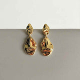 organic textured earrings, boho statement jewelry, silver and gold earrings, artisan handmade earrings, gift for her, poetic earrings, lightweight statement earrings, silver vermeil earrings, boho chic jewelry, natural textured jewelry, symbolic gift earrings, organic modern earrings, elegant everyday jewelry