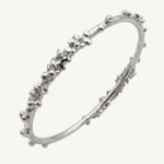 Dainty Silver Grain Bangle - Dainty London