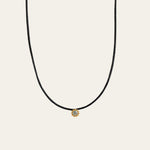 Gold cord necklace, blue topaz jewellery, adjustable pendant, boho ocean jewellry, summer sky gemstone, beach style necklace, ocean lover gift, layered jewelry, minimalistic necklace, birthday gift for her, casual everyday jewellery, unique barnacle necklace