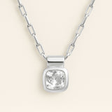 White Gold Diamond Necklace - Adamas - Dainty London white gold necklace, lab-grown diamond, GIA certified ring, modern jewellery gift, luxury statement necklace, ethical gold jewellry, chunky gold chain, boho layered necklace, anniversary gift, contemporary gemstone, sustainable luxury gift, evening wear jewelry, versatile layered necklace