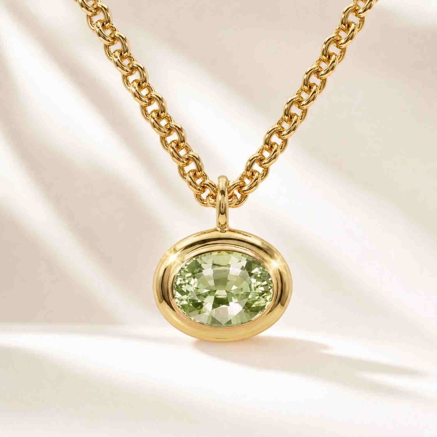 ocean green necklace, gemstone jewelry, sterling silver pendant, gold vermeil jewelry, handmade silver necklace, statement gemstone necklace, eco-friendly jewelry, layered necklace, gift for her, unique anniversary gift, nature inspired jewelry, ocean themed necklace, sustainable jewelry