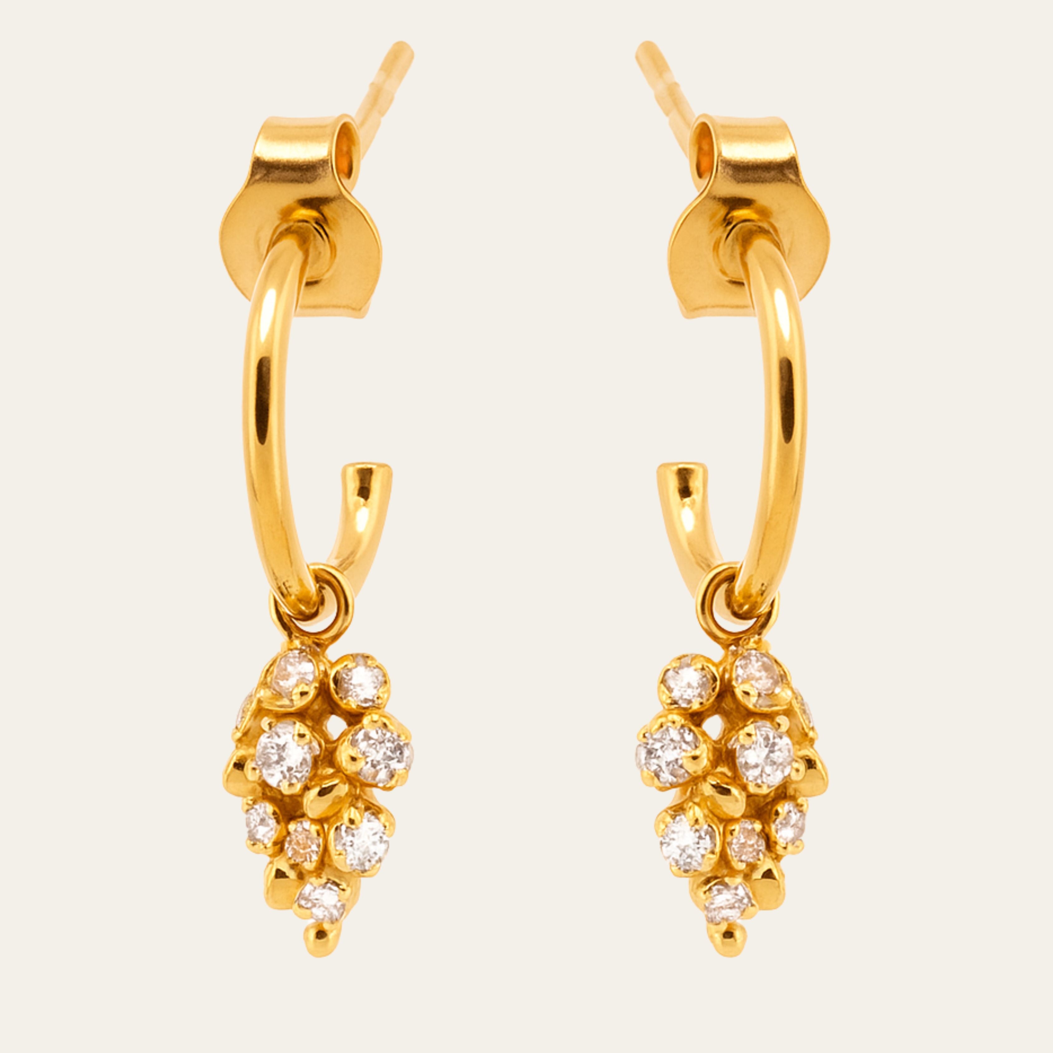 gold vermeil earrings, celestial hoop jewellery, coastal inspired earrings, dainty gemstone hoops, wedding jewellry jewelry, British jewellery design, lunar celestial earrings, gift for her, boho coastal earrings, lightweight gemstone hoops, statement everyday jewellery, topaz gemstone earrings, natural marine texture jewelry