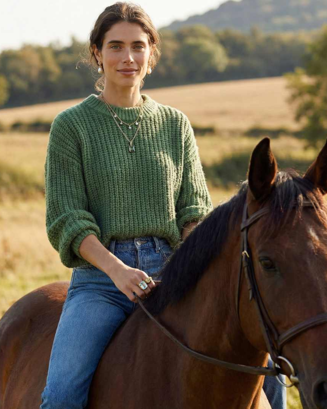 Landkeeper collection by Dainty London - nature-inspired jewellery with organic textures and a timeless, handcrafted feel.