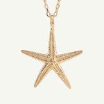 Maxi Gold Starfish Necklace - Dainty London