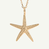 Maxi Gold Starfish Necklace - Dainty London