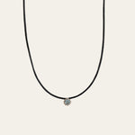 silver cord necklace, blue topaz jewellery, adjustable pendant, boho ocean jewelry, summer sky gemstone, beach style necklace, handcrafted silver, ocean lover gift, layered jewellery, minimalistic necklace, birthday gift for her, casual everyday jewellry, unique barnacle necklace