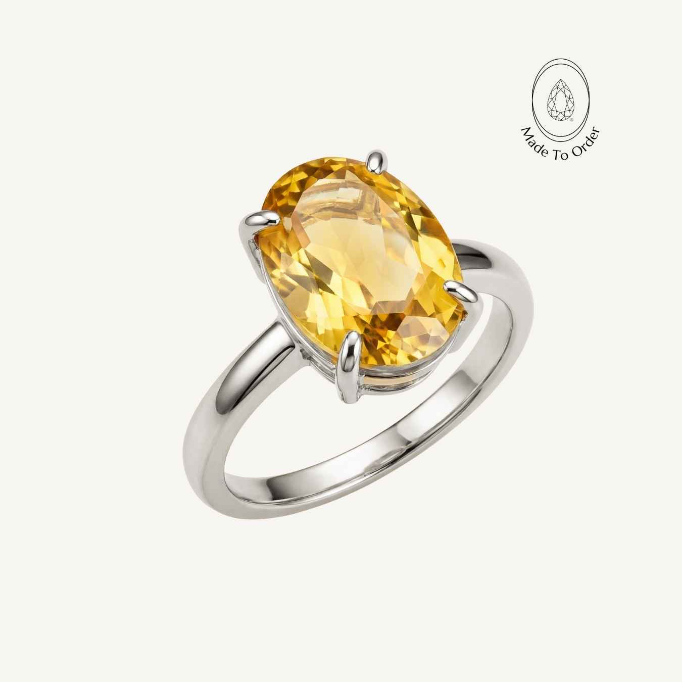 citrine gemstone ring, Victorian style jewellery, eco friendly jewellry, yellow citrine ring, sustainable silver ring, vintage cocktail ring, handcrafted jewellery, yellow gemstone gift, elegant jewelry for women, unique statement ring, silver vermeil ring, special occasion gift
