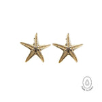 Solid 9ct Gold Starfish Studs - Dainty London