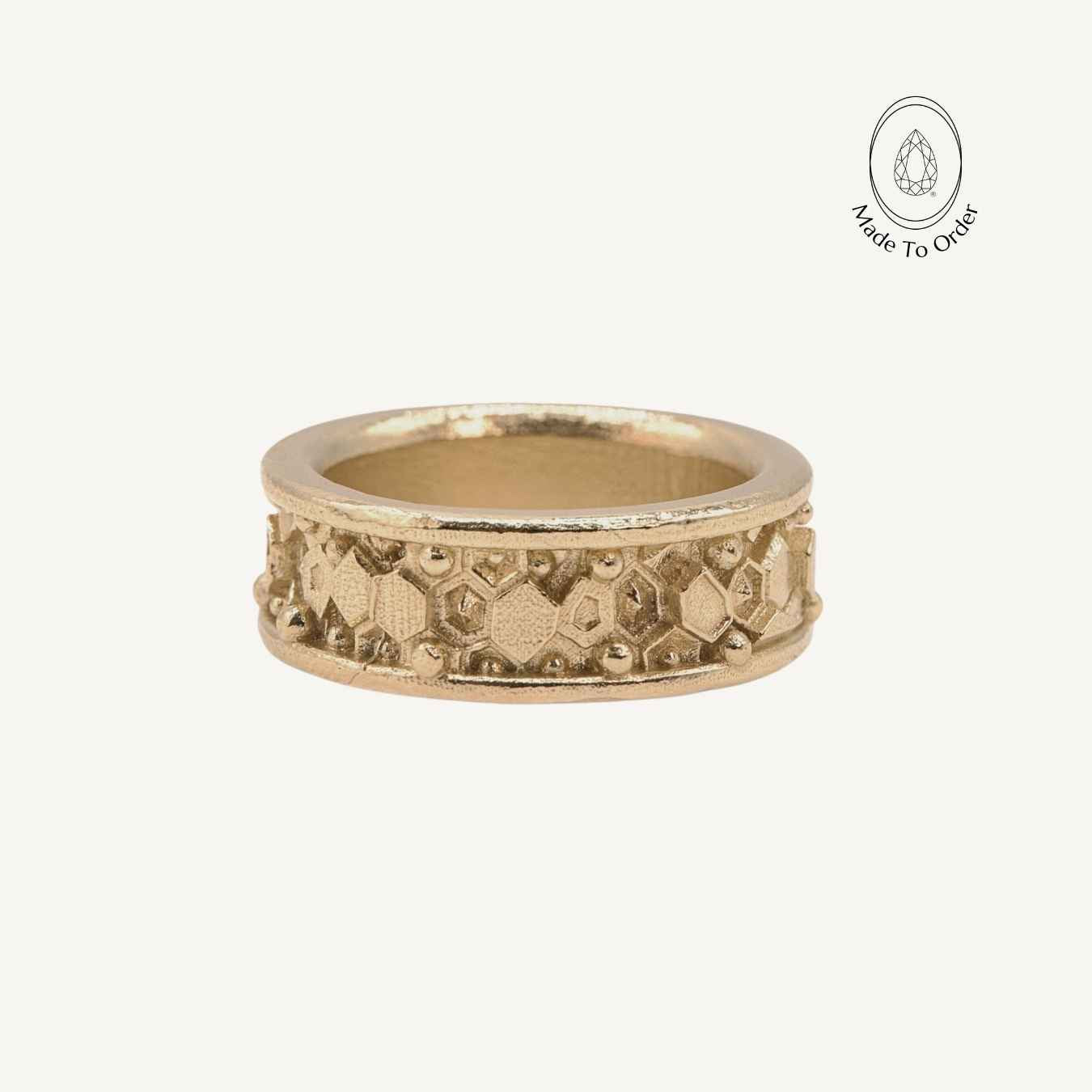 Solid Gold Hemera Ring - Dainty London