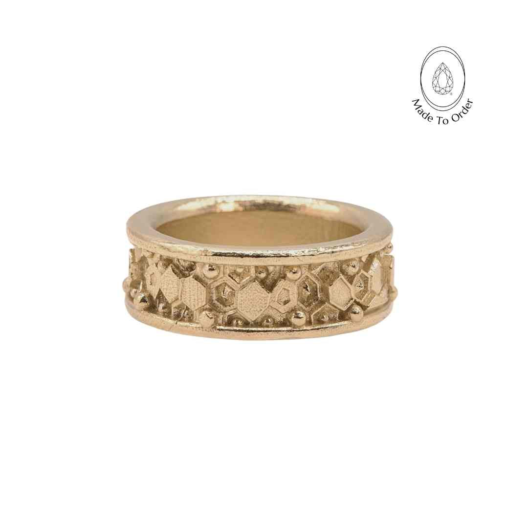Solid Gold Hemera Ring - Dainty London