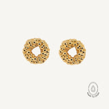 Solid Gold Mini Barnacle Hoops - Dainty London