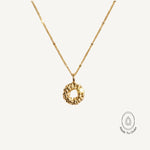 Solid Gold Mini Barnacle Necklace - Dainty London
