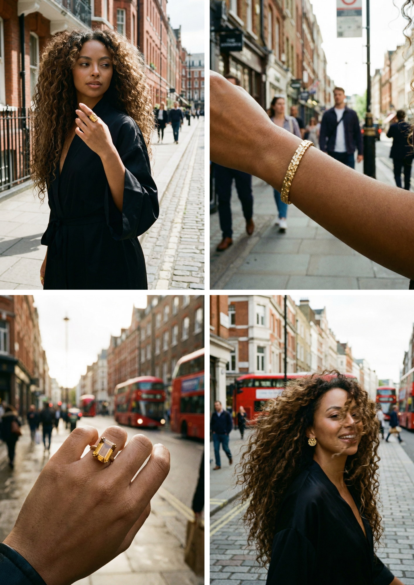 Warm citrine and golden-hued gemstones, sculpted forms, and glowing textures mirror the light of embers- steady, radiant, and unyielding.