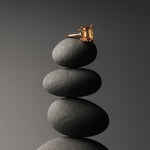 The Gold Isla Ring - Sunshine Citrine - Vintage Modern Gemstone Rings - Dainty London