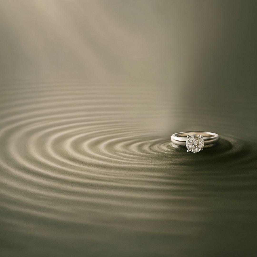 The Mina Ring - Single Diamond - Classic Vintage Settings -Engagement Rings UK for women - Dainty London Platinum Solitaire Diamond Ring - The Mina Ring - Dainty London platinum diamond ring, vintage engagement ring, lab-grown diamond, GIA certified ring, solitaire diamond ring, ethical luxury jewellery, timeless engagement, custom diamond ring, anniversary gift, luxury gemstone, vintage style ring, modern classic ring, meaningful gift for her