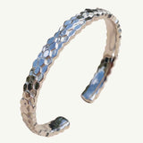 The Silver Artemis Bangle - Dainty London