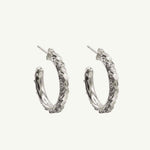 The Silver Hebe Hoops - Goddess and Celestial Inspired Hoop Earrings - Dainty London