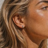 Dainty Gold Cluster Stud Earrings