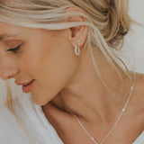 Barnacle Huggie Hoop Earrings - Dainty London