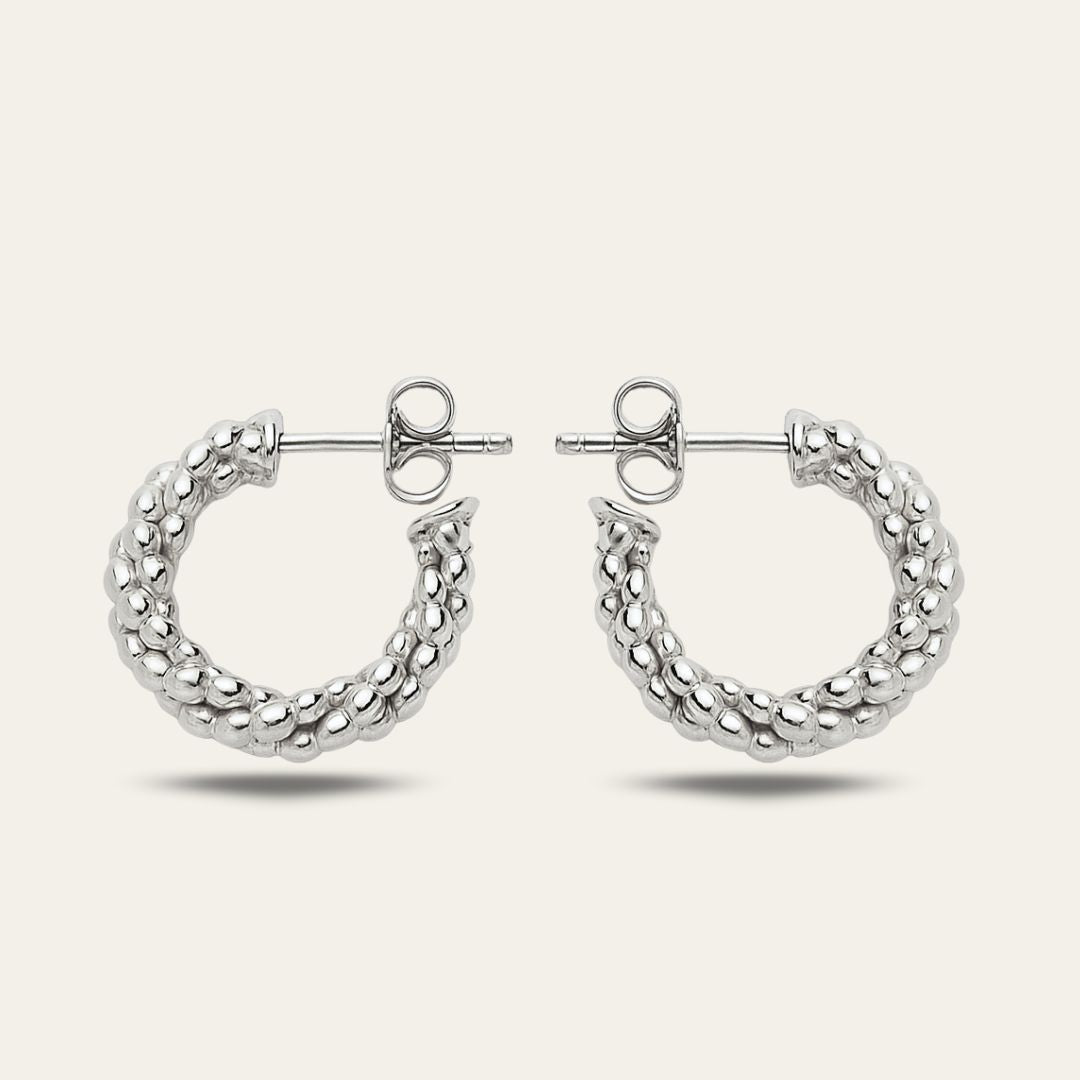 Barnacle Huggie Hoop Earrings - Dainty London
