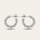 Barnacle Huggie Hoop Earrings - Dainty London