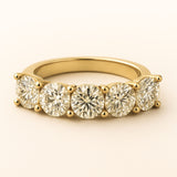 Five Stone Round 18ct Diamond Ring - Cerys