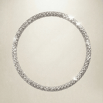 Chunky Silver Grain Bangle - Dainty London
