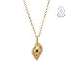 Chunky Solid 9ct Gold Maxi Periwinkle Necklace - Dainty London