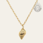 Chunky Solid 9ct Gold Maxi Periwinkle Necklace - Dainty London