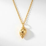 Chunky Solid 9ct Gold Maxi Periwinkle Necklace - Dainty London
